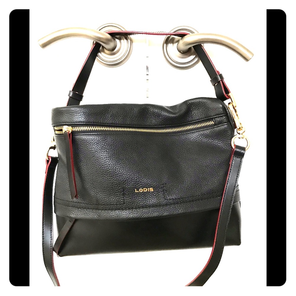 Classic leather Lodis crossbody bag